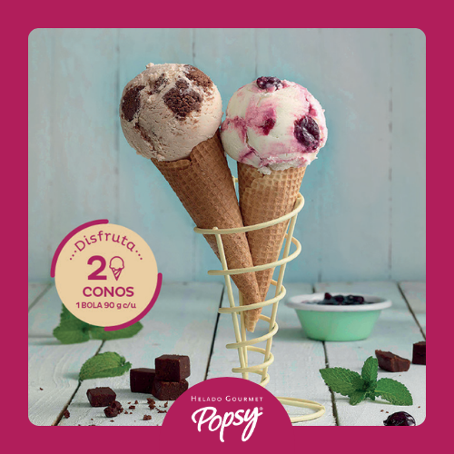 Conos de Helados | Bonos Popsy