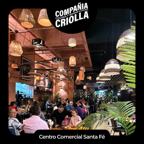 Compañia Criolla | Centro Comercial Santa Fé | Bonos Digitales
