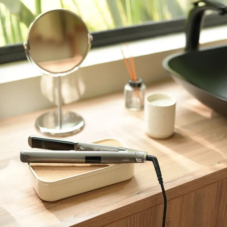 Plancha de cabello de cacao KALLEY K-PLC Plateado
